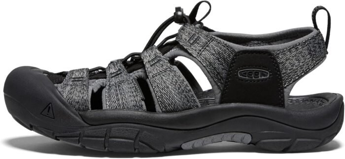 keen closed toe water sandal black steel grey 11 m image