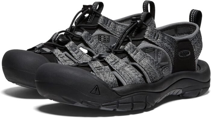 keen closed toe water sandal black steel grey 11 m image
