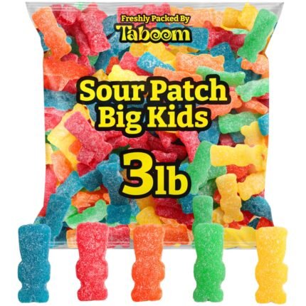 sour patch kids soft & chewy candy 3 lbs image