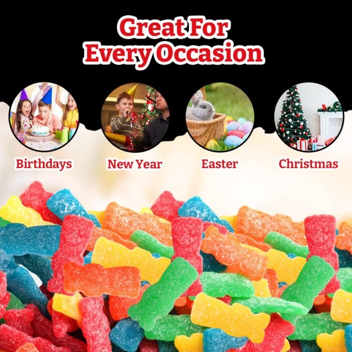 sour patch kids soft & chewy candy 3 lbs image