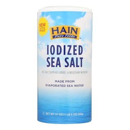 hain sea salt lodized