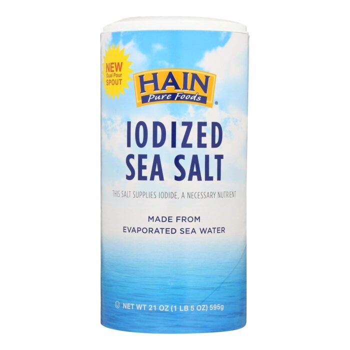 hain sea salt lodized