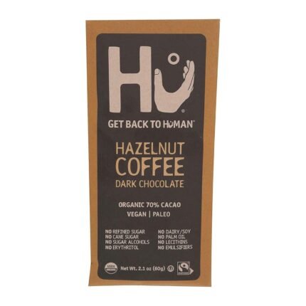hu kitchen hazelnut coffee dark chocolate bar pack