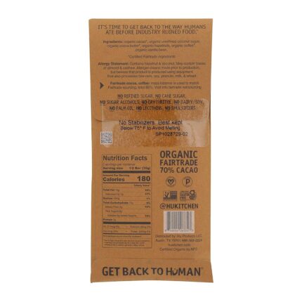 hu kitchen hazelnut coffee dark chocolate bar pack