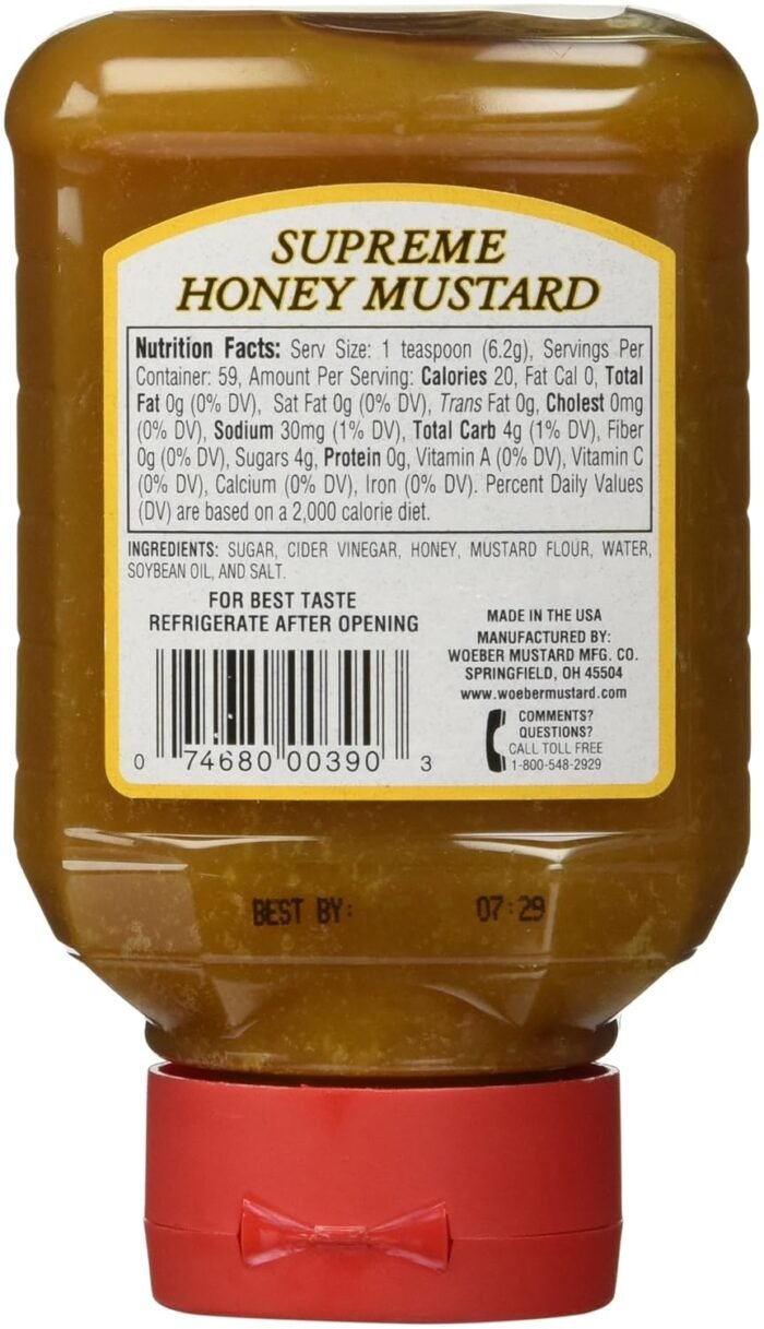 woebers gourmet supreme honey mustard image