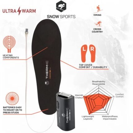 therm ic heated insoles with c pack 1300b batteries