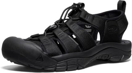 keen newport h2 closed toe water sandal black 10 m image