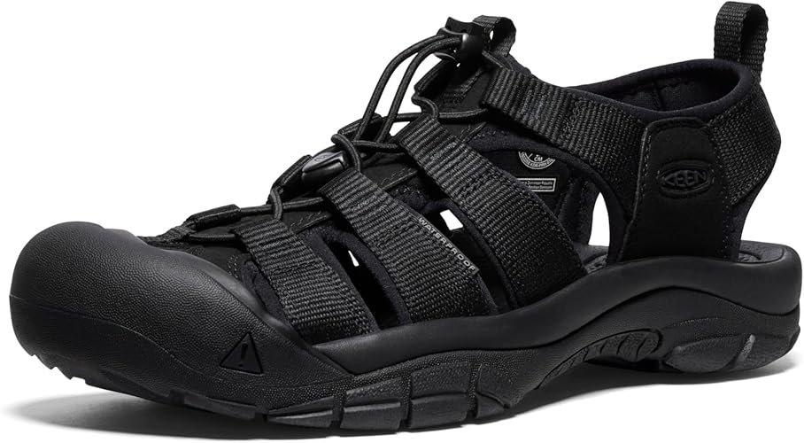 keen newport h2 closed toe water sandal black 10 m image