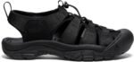keen newport h2 closed toe water sandal black image