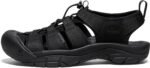 keen newport h2 closed toe water sandal black image