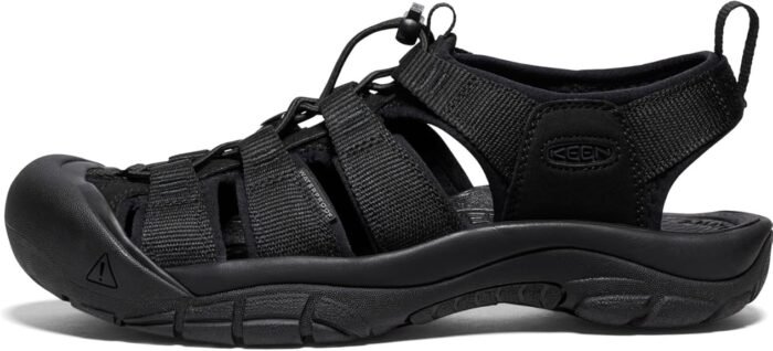 keen newport h2 closed toe water sandal black image