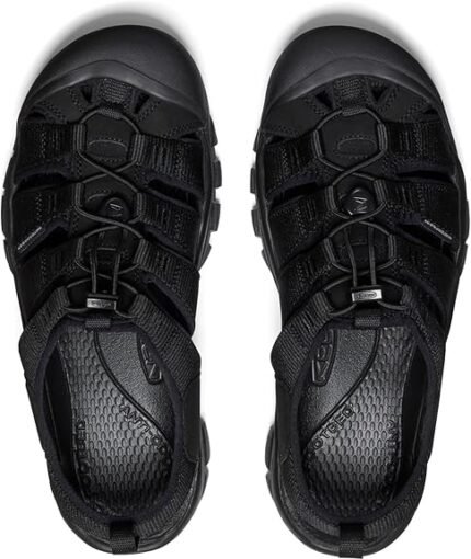 keen newport h2 closed toe water sandal black image