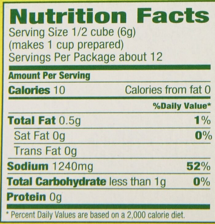 knorr chicken bouillon cubes 6 extra large image