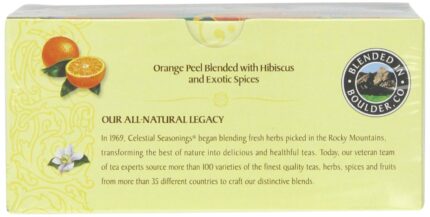 celestial seasonings mandarin orange spice tea pack