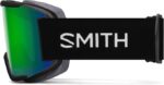 smith squad snow goggles black chromapop sun green