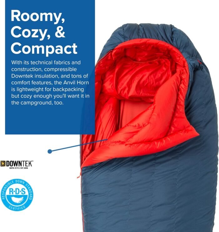 big agnes anvil horn 650 down tek down sleeping bag image