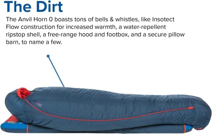 big agnes anvil horn 650 down tek down sleeping bag image