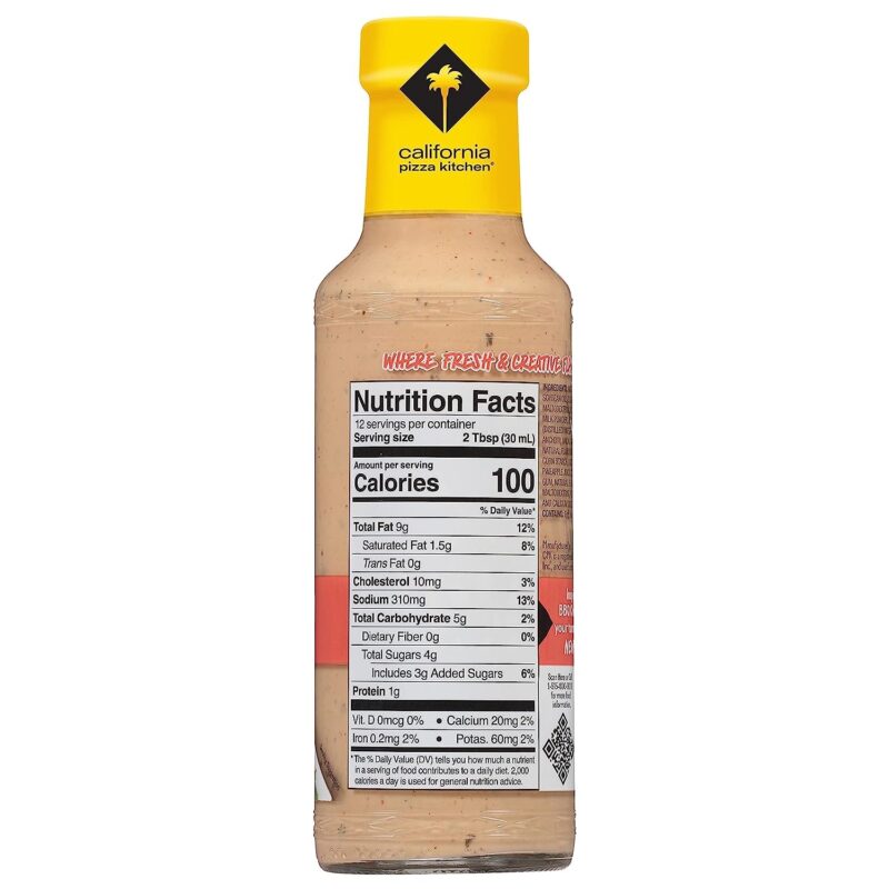 california pizza kitchen bbq ranch dressing