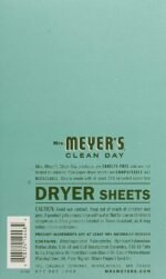 mrs meyers dryer sheets basil 80 ct image