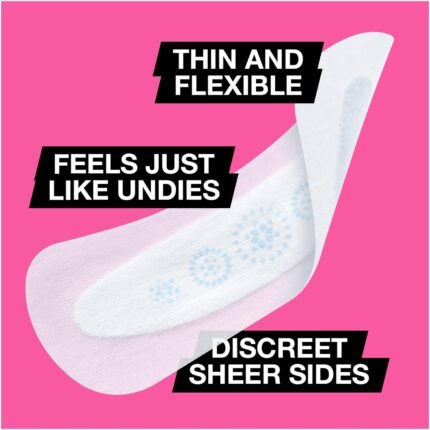 u bu kotex barely there liners light absorbency pack image