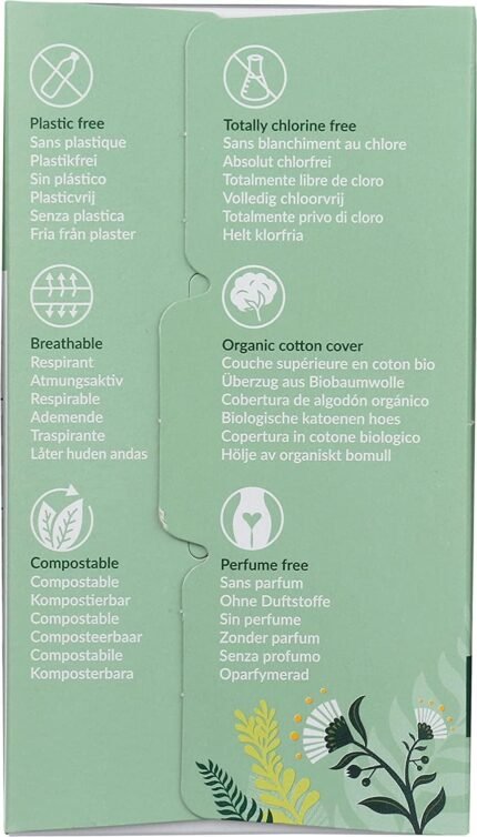natracare organic & natural panty liners normal pack image