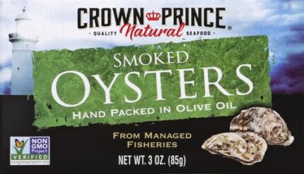 crown prince smoked oysters in olive oil