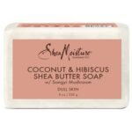 shea moisture coconut & hibiscus shea butter soap image