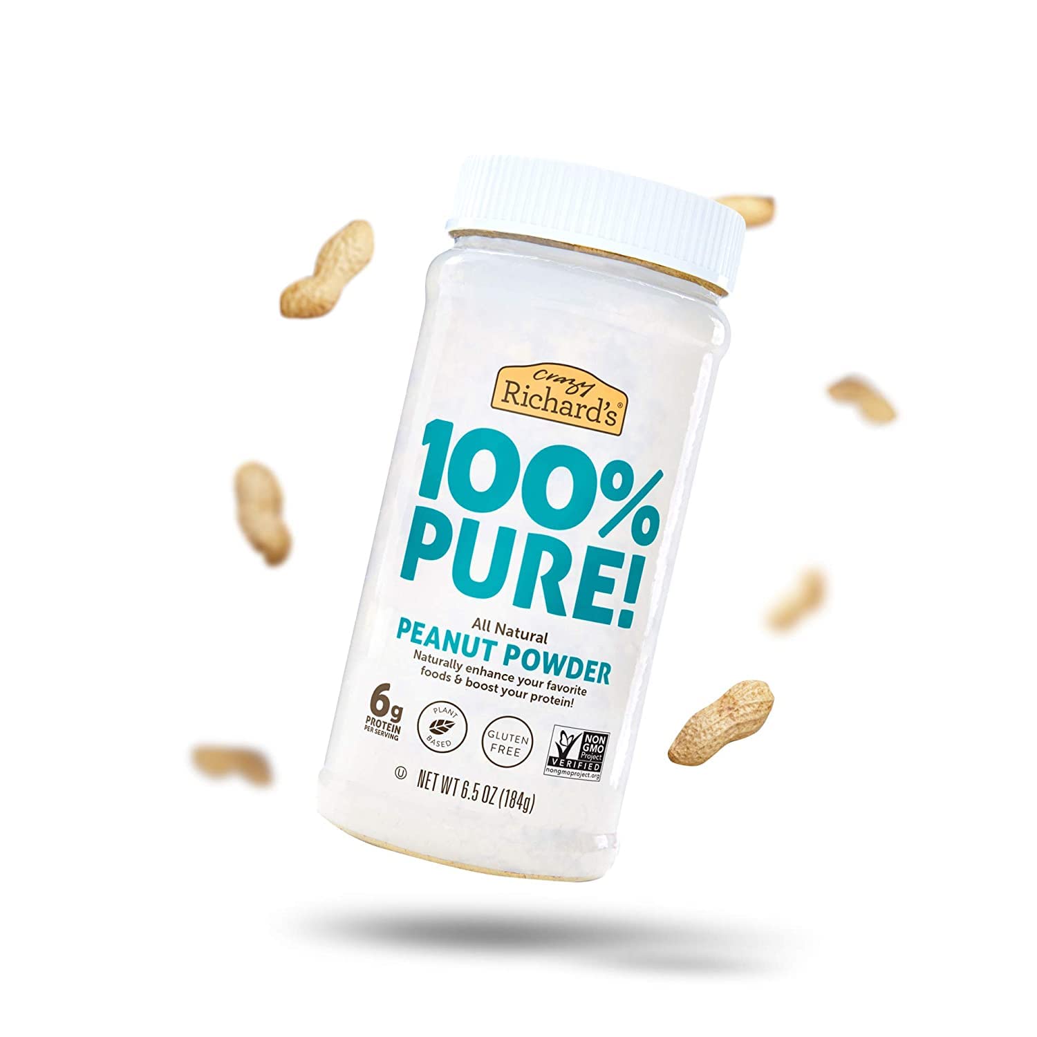 pure1 crazy richards all natural peanut powder