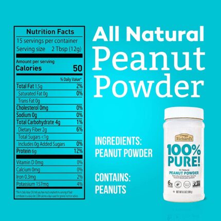 crazy richards all natural peanut powder