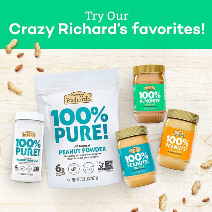 crazy richards all natural peanut powder