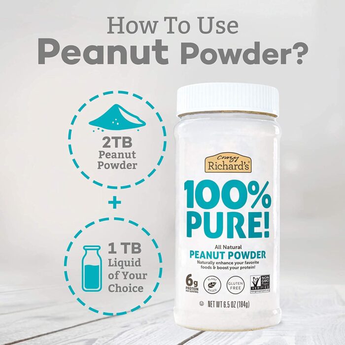 crazy richards all natural peanut powder