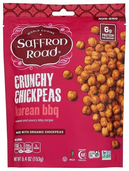 safron road korean bbq crunchy chickpeas pack