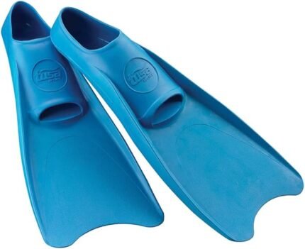 tusa sport full foot rubber snorkeling fins blue