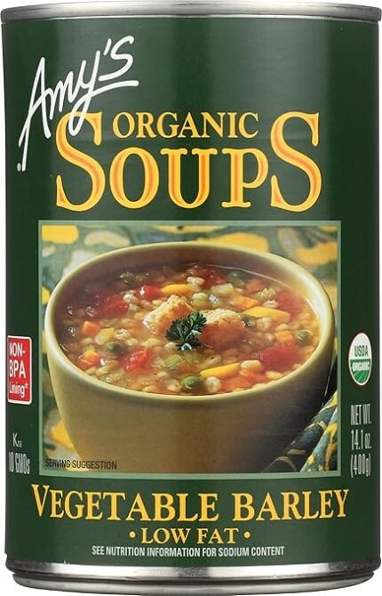 amys organic low fat vegetable barley soup