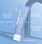 thinksport spf 50+ sunscreen 3 oz