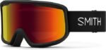 smith qptics frontier snow goggles blue sensor mirror lens