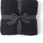 barefoot dreams cozychic throw carbon image