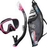 tu1tusa sport adult liberator snorkel mask set pink image