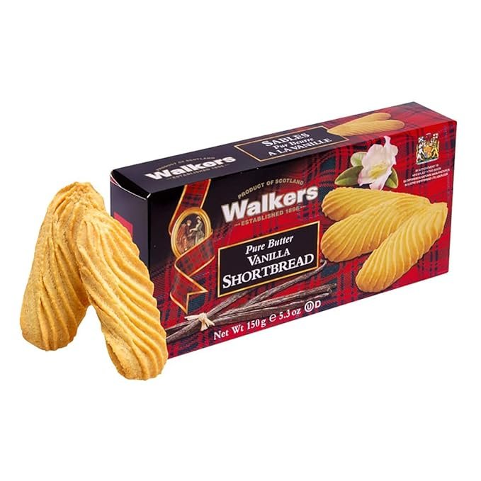 walkers pure butter vanilla shortbread pack