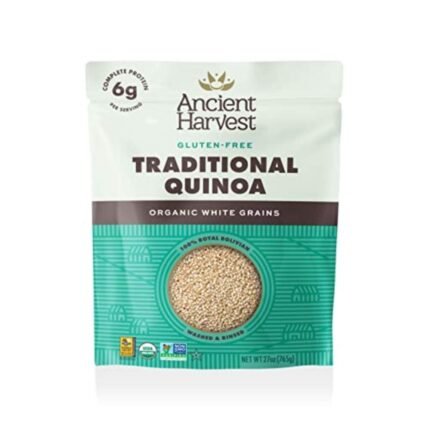 ancient harvest quinoa organic white grains image