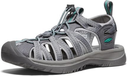 keen whisper sport sandal gray green 6 w image