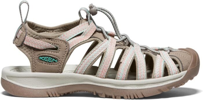 keen whisper sport sandal taupe coral 7 w image