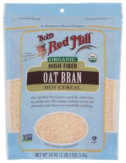 bobs red mill cereal oat bran organic pack