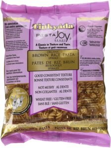tinkyada organic brown rice spirals pasta pack
