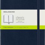 moleskine classic expanded notebook blue l 400 pages