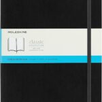 moleskine classic notebook botted black xl 192 pages