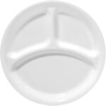 corelle divided dinner plate winter frost white