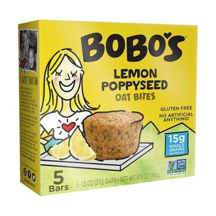 bobos oat bites lemon poppyseed