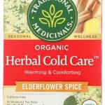 traditional medicinals elderflower spice tea pack