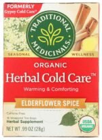 traditional medicinals elderflower spice tea pack
